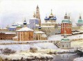 troitse sergiyev monastery Konstantin Yuon cityscape city scenes